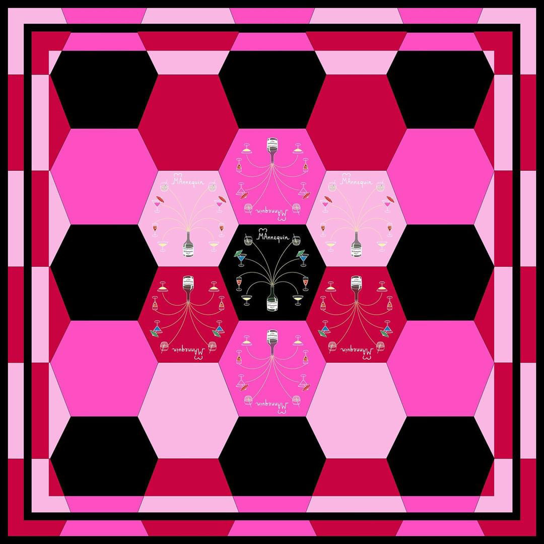MAnnequini Silk Square Scarf