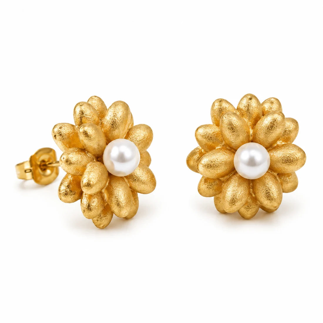 Pearl Blossom Earrings