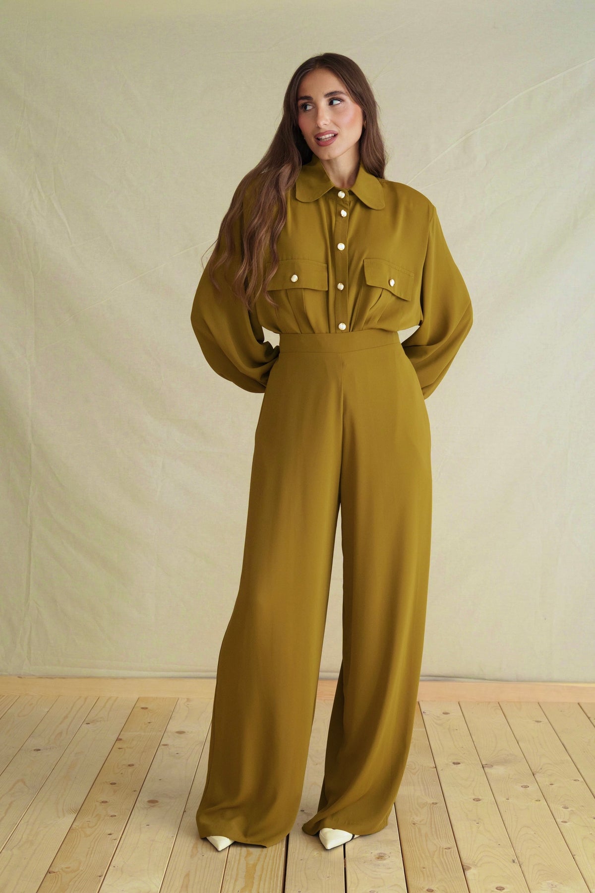 Olive Safari Shirt
