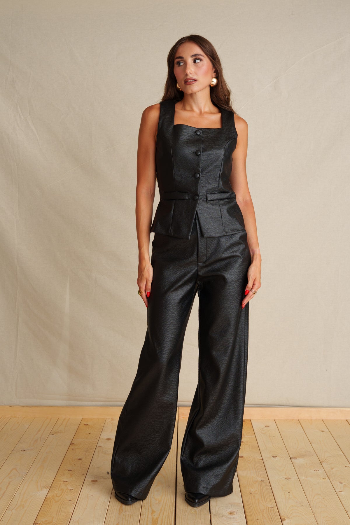 Midnight Leather Pants