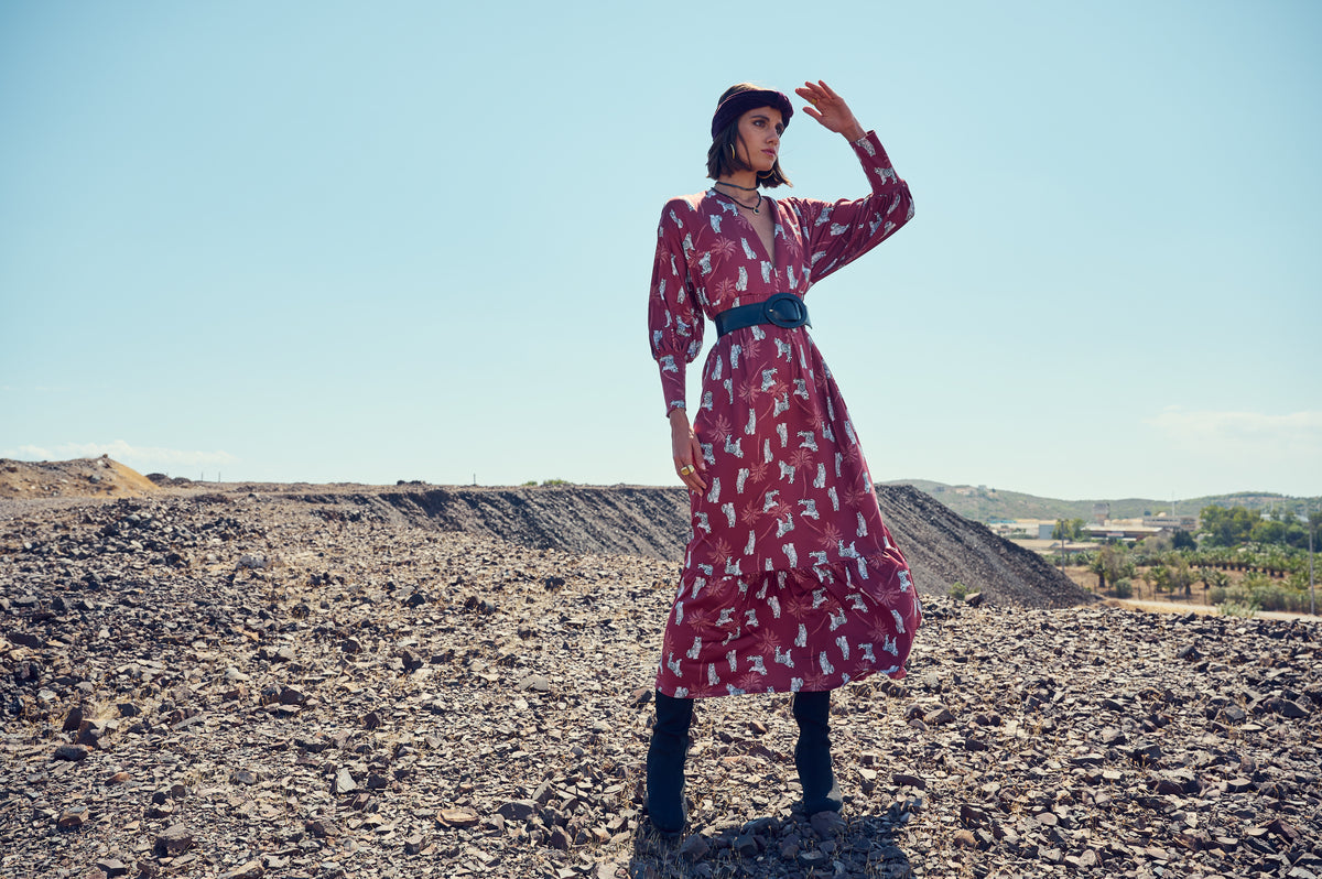 Francophile Midi Dress