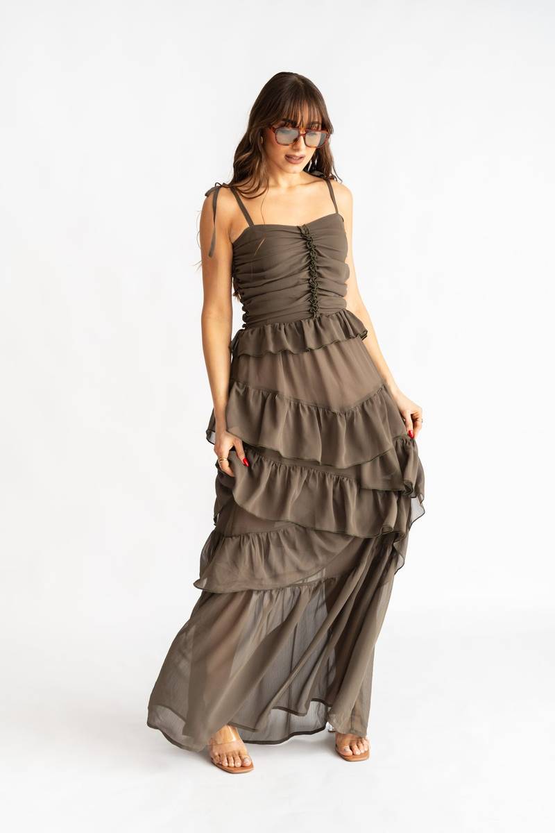 Olive Maxi Dress
