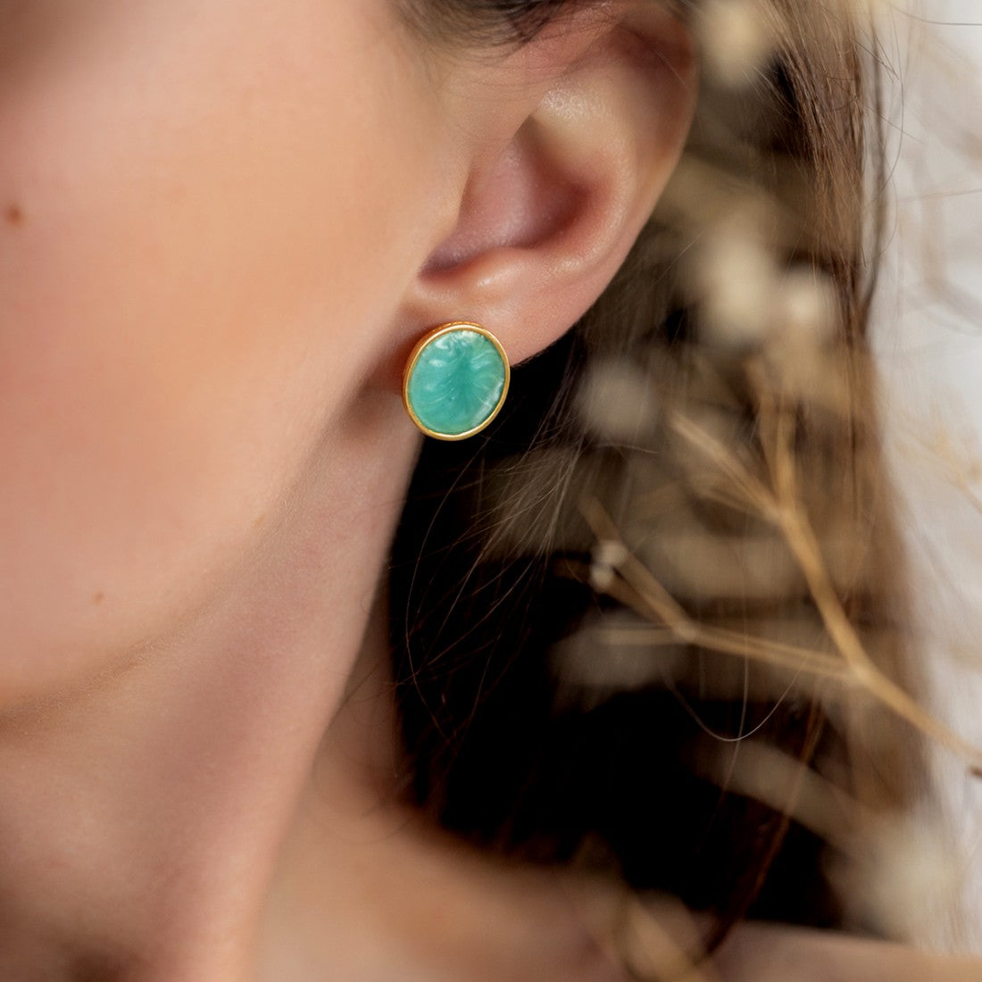 Buttons Turquoise Pearl