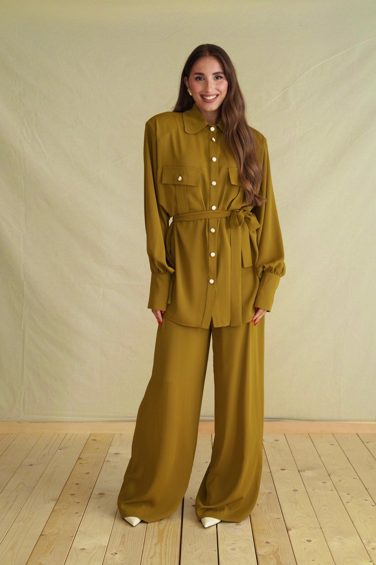 Olive Classic Pants