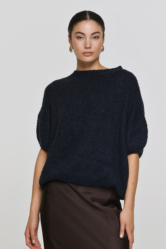 Short Sleeve Pullover - Blue