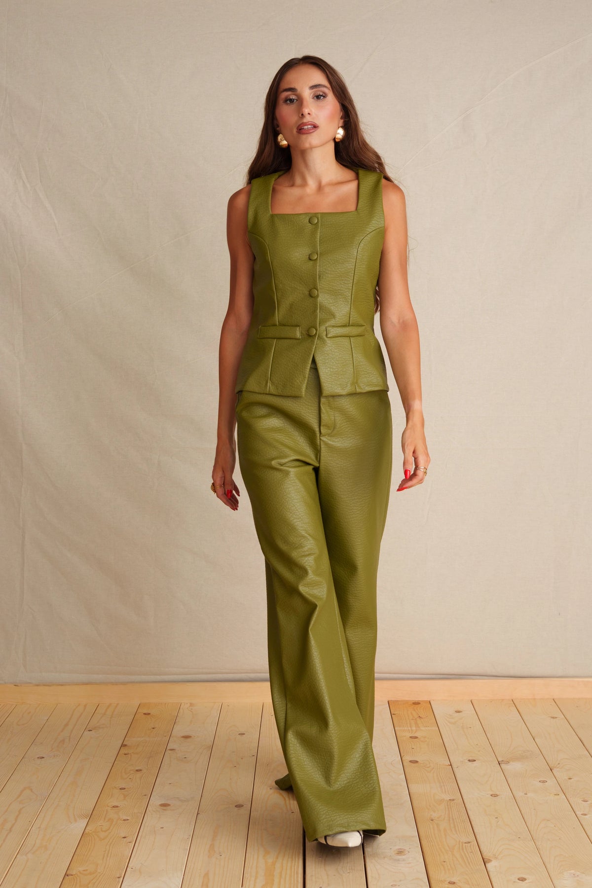 Evergreen Leather Pants