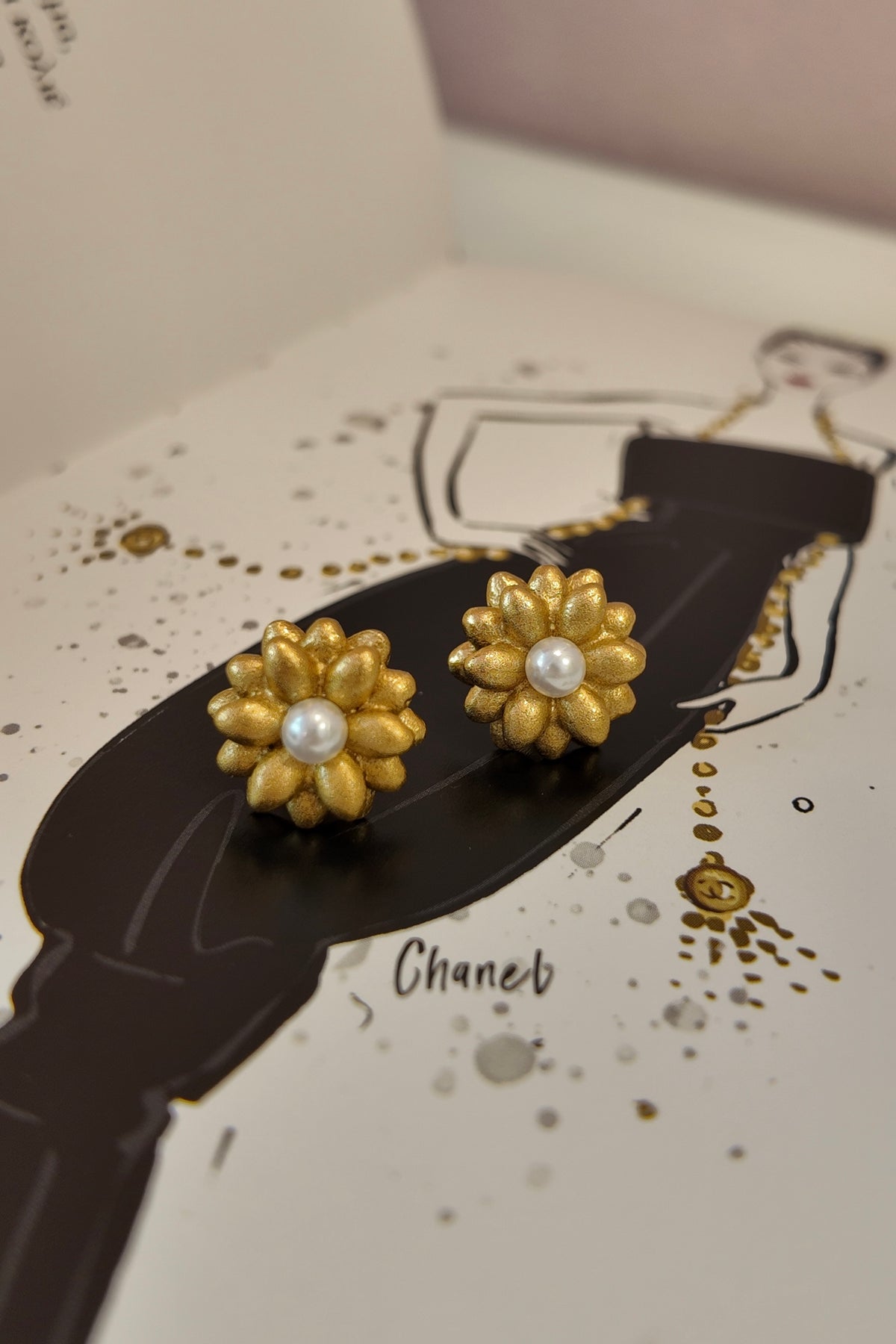 Pearl Blossom Earrings