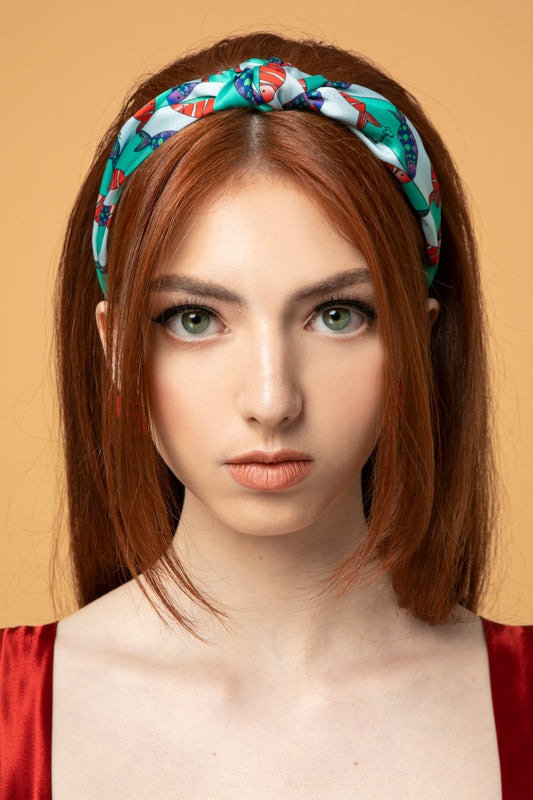 Fishevron Knot Headband