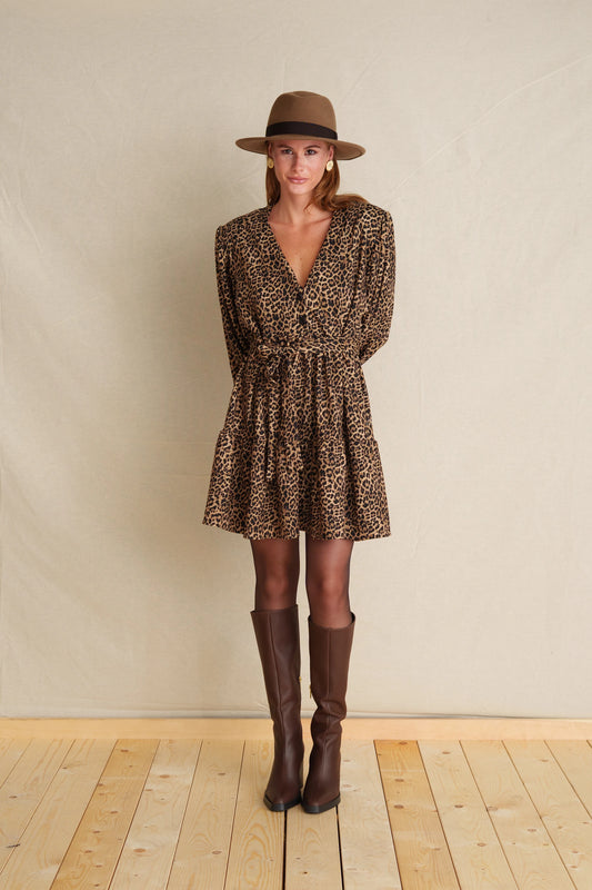 Animal Futter Mini Dress