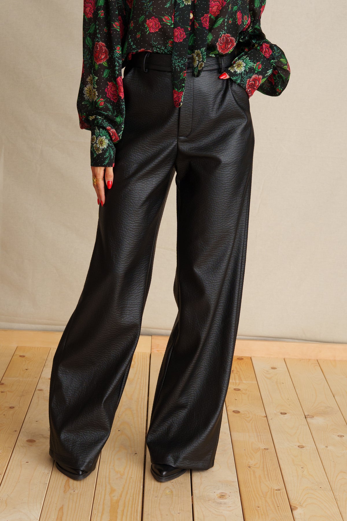 Midnight Leather Pants