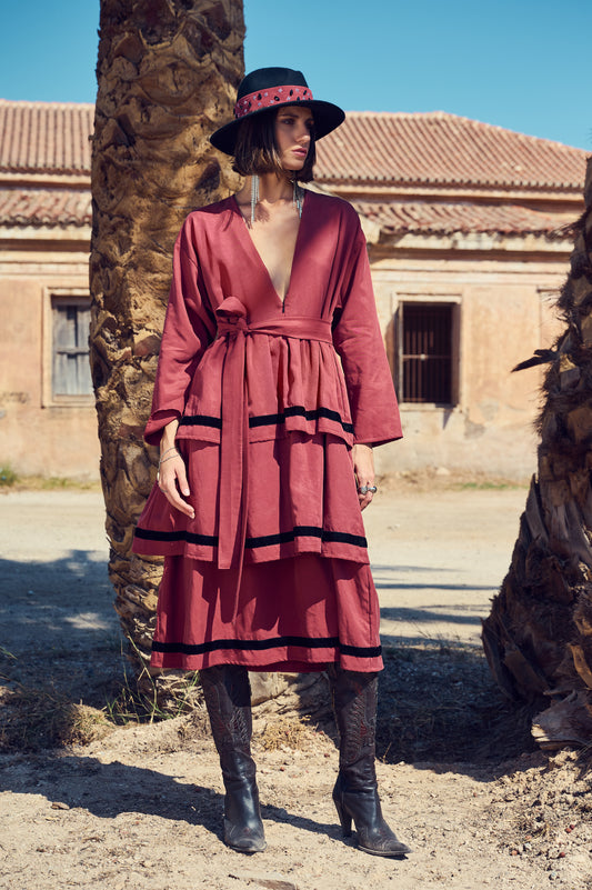 Red Queen Midi Dress