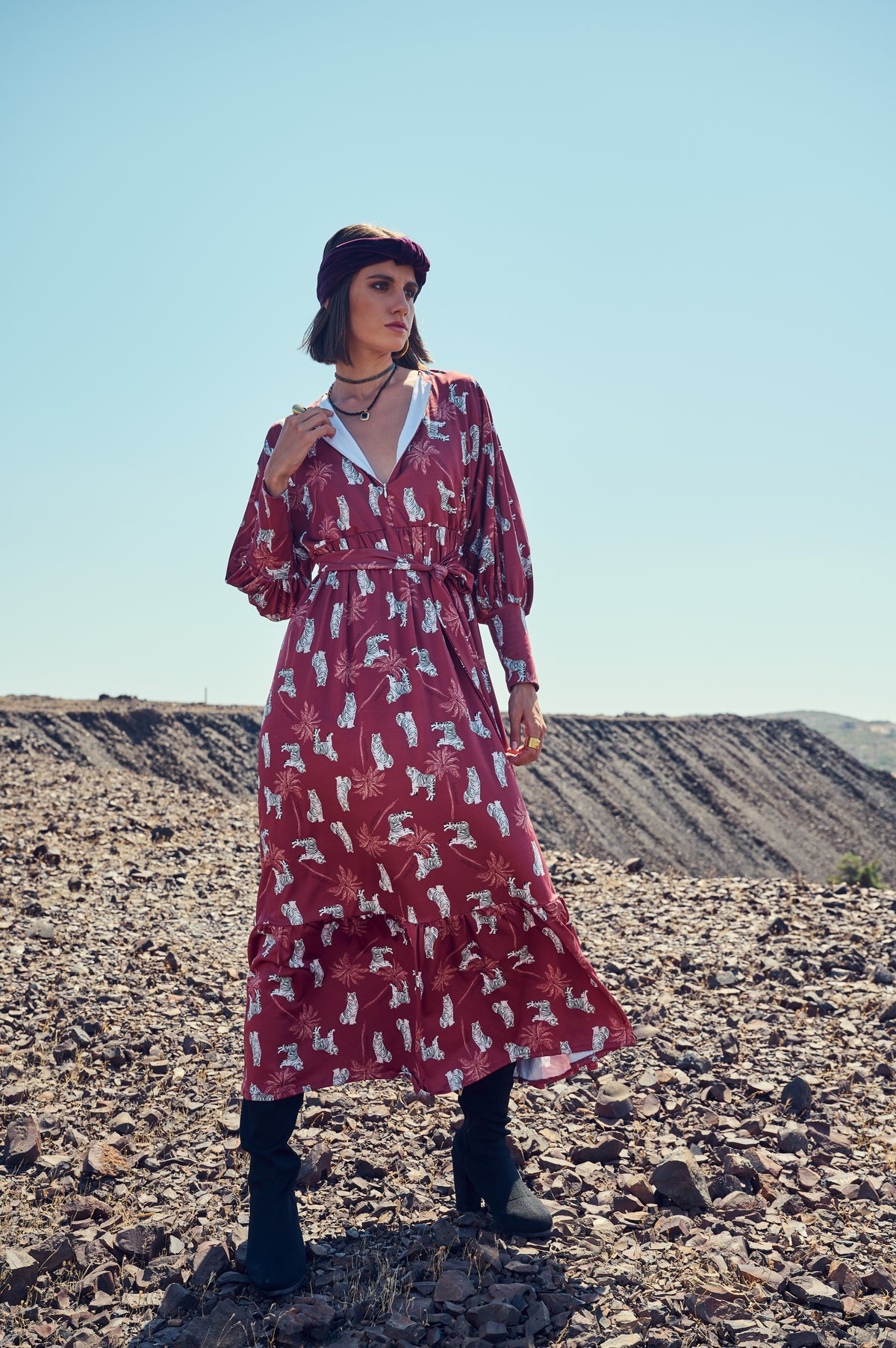 Francophile Midi Dress