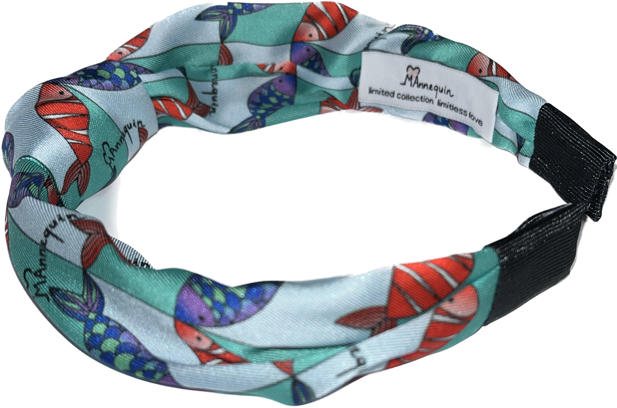 Fishevron Knot Headband