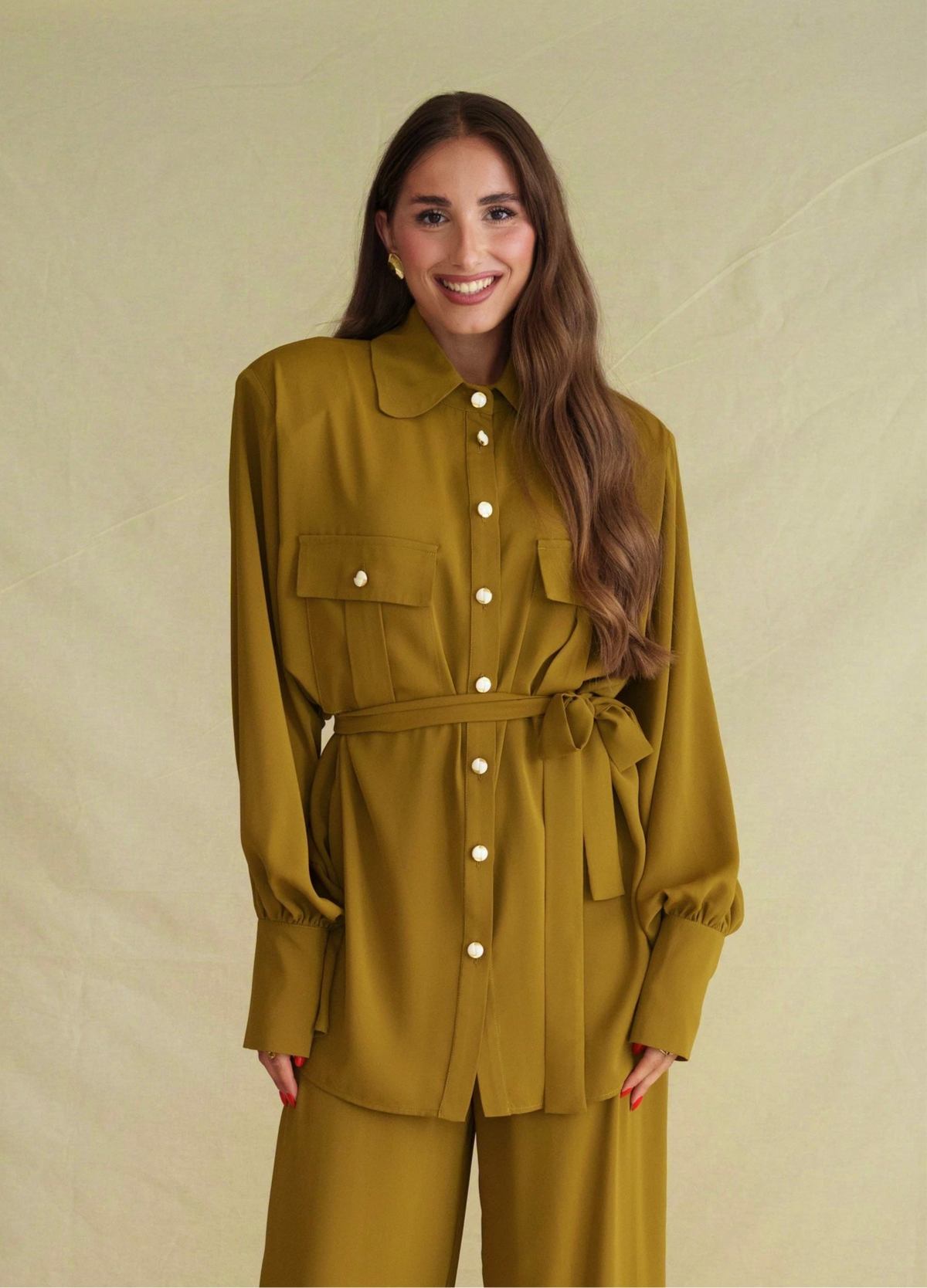 Olive Safari Shirt