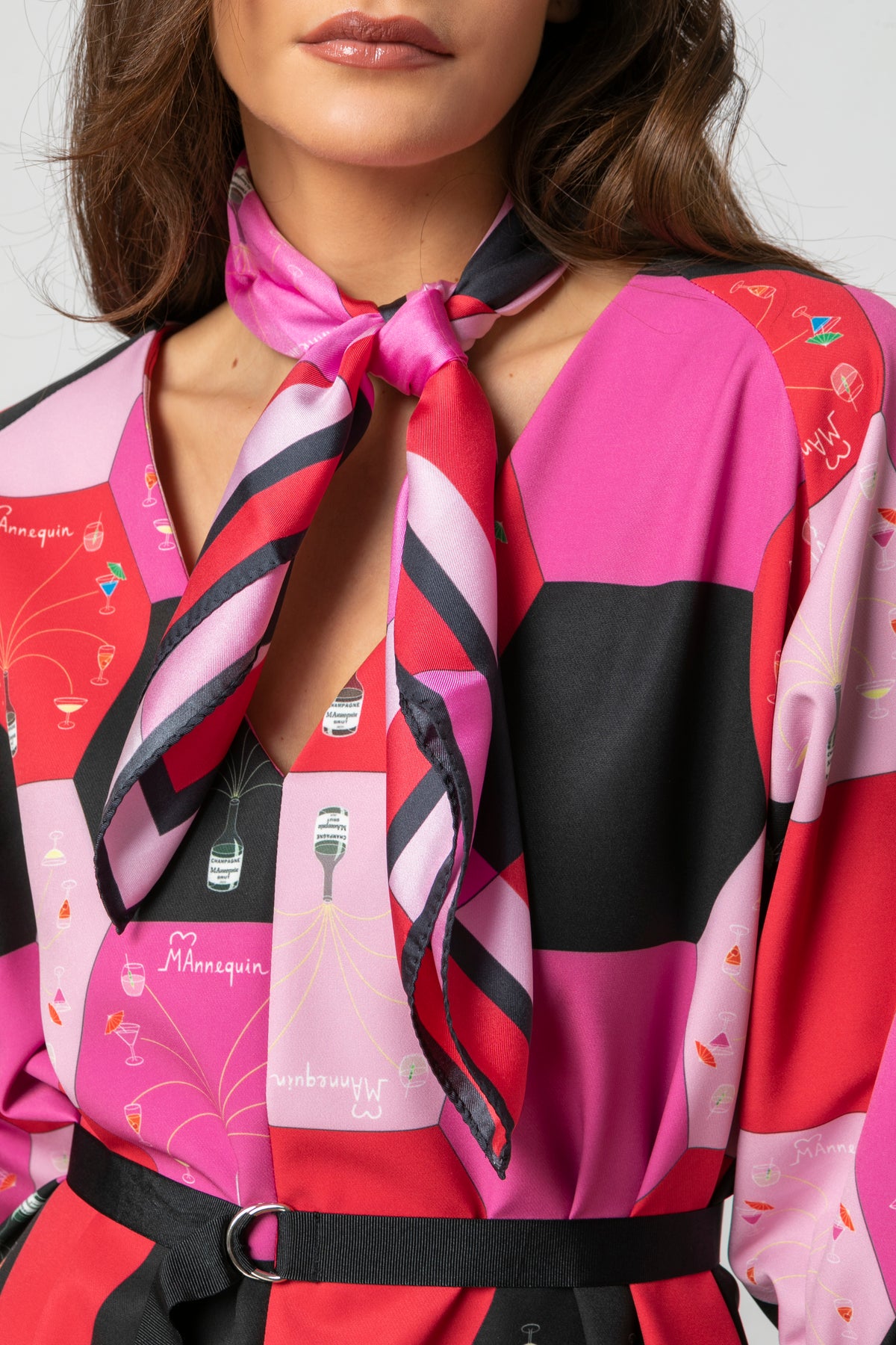 MAnnequini Silk Square Scarf