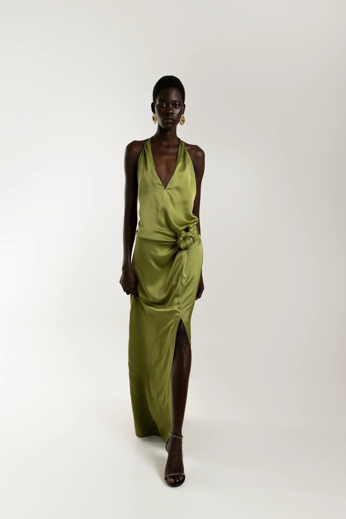 Elia Maxi Dress - Khaki