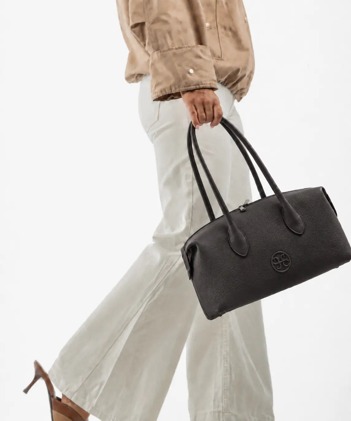 Bowling Leather Bag - Black