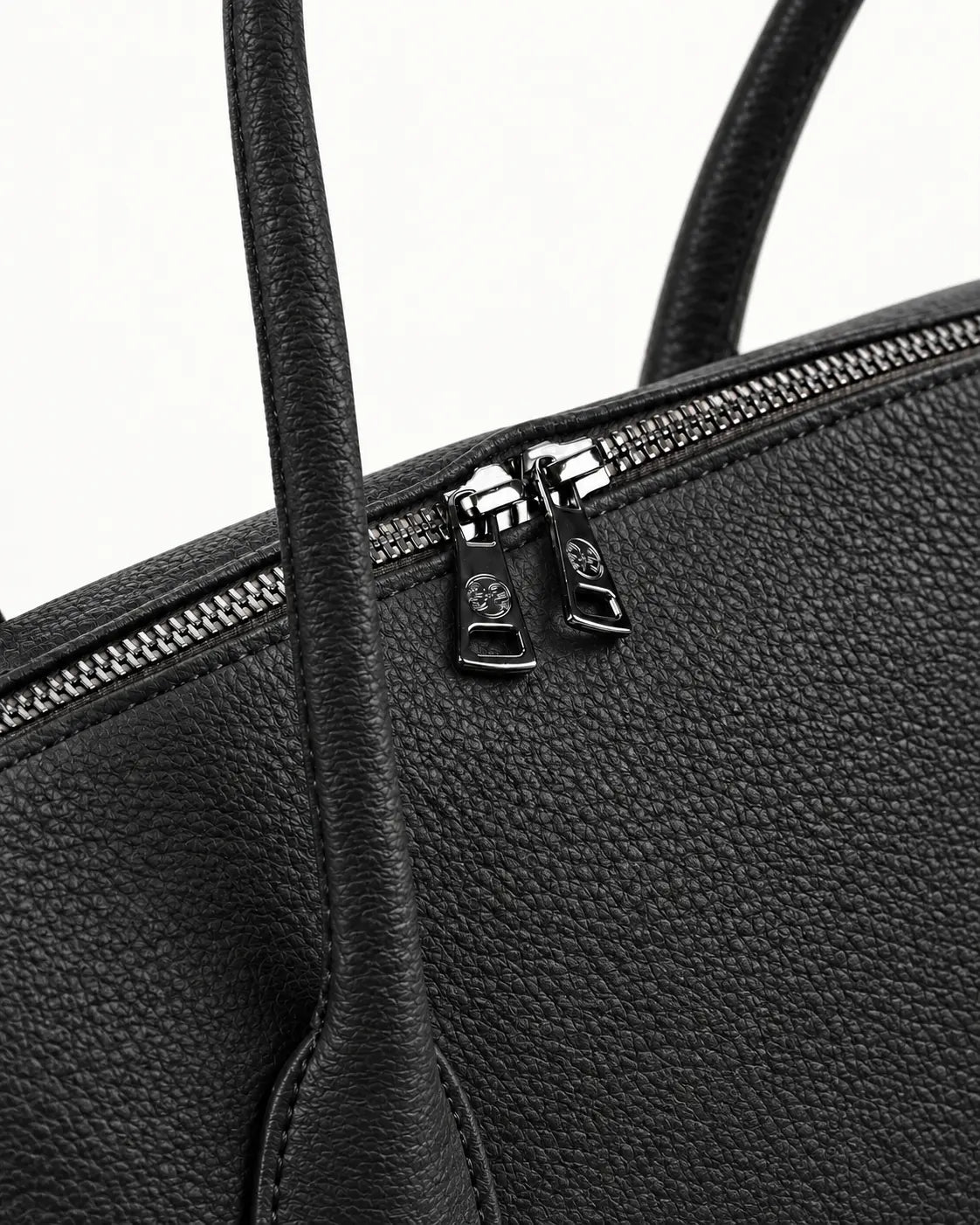 Bowling Leather Bag - Black