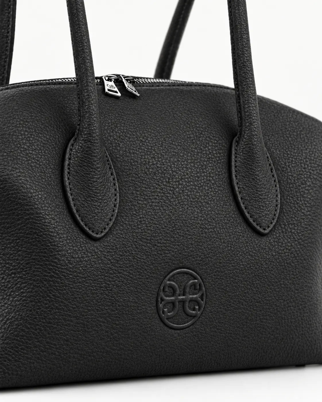 Bowling Leather Bag - Black