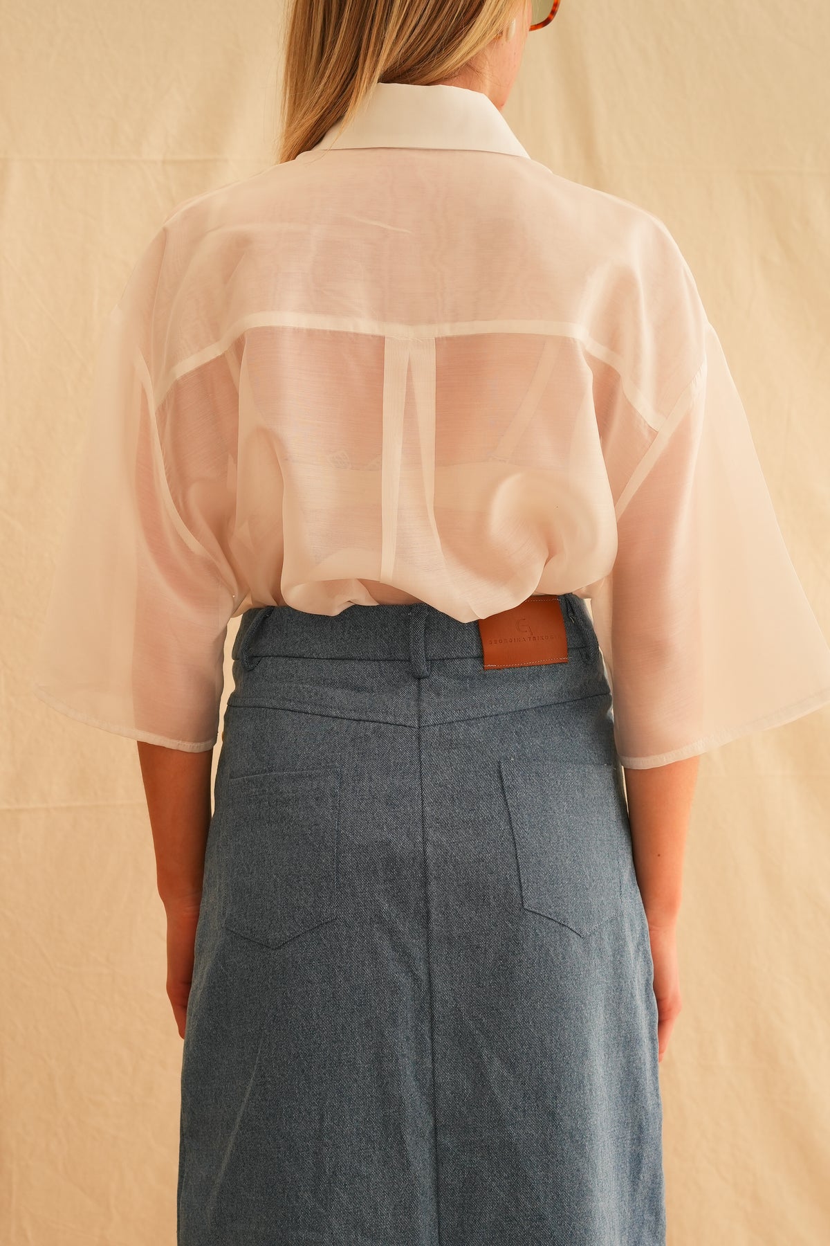 Denim Maxi Skirt
