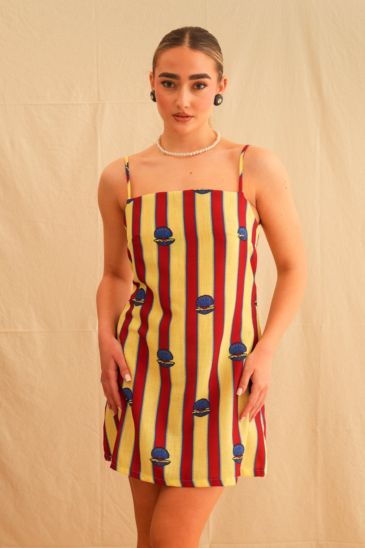 Scallop Mini Dress
