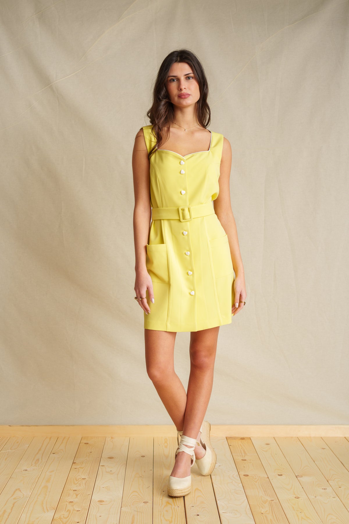 Lemon Vintage Mini Dress