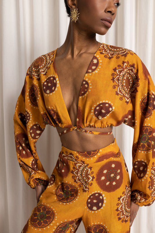 Dione Wrap Top